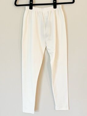 Women’s cream high waisted legging, Size 10